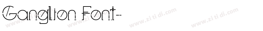 Ganglion Font字体转换